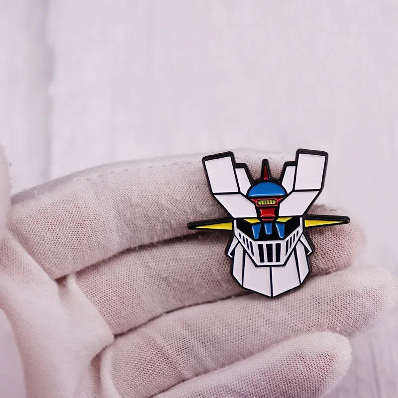Anime Mazinger Z Enamel Pin Badge Jewelry Brooch Collector Gift