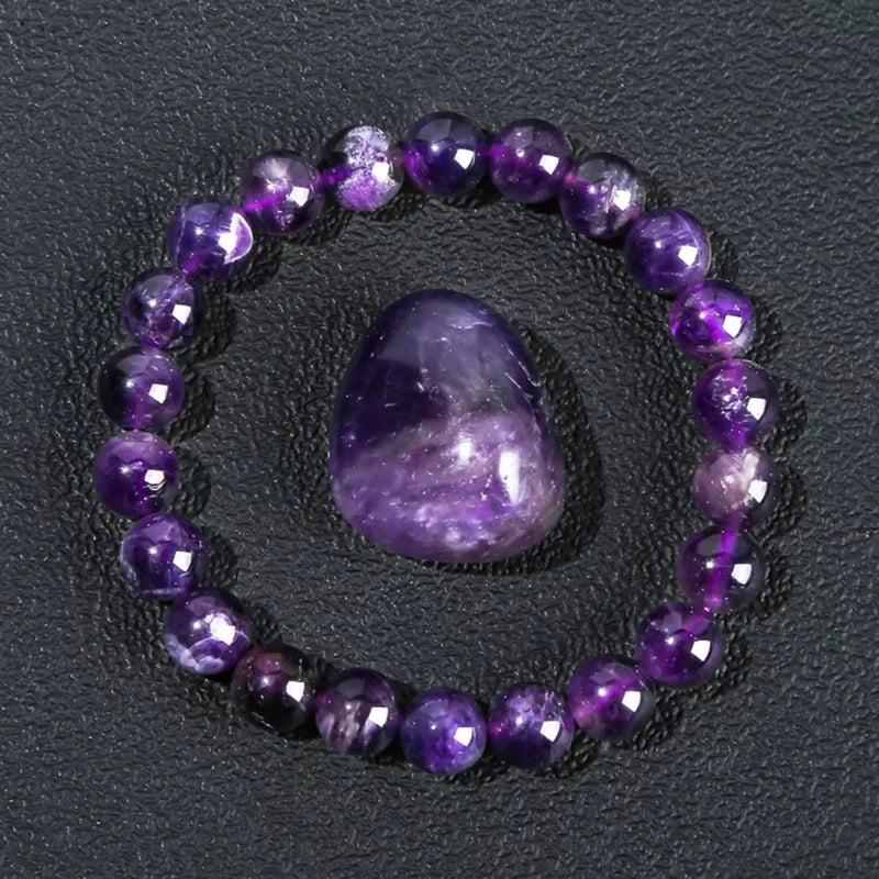 Natural Stone Bead Bracelet for Women & Men - Healing Jewelry Gift