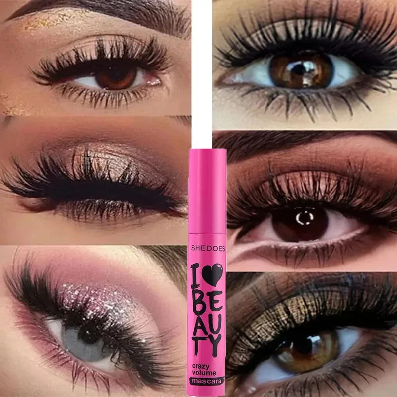 Waterproof 5D Lengthening Mascara with Volume & Curl for Long-Lasting Eye Makeup
