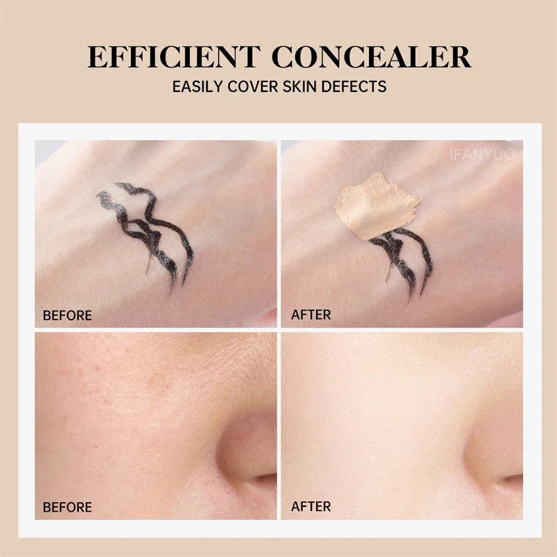 Liquid Concealer for Spot & Dark Circle Coverage - Waterproof & Lightweight