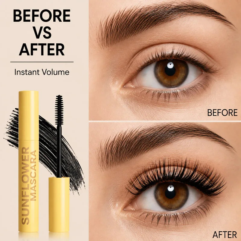Waterproof Lengthening Curling Mascara - Long Lasting Eye Makeup Tool