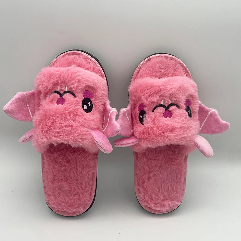 Halloween Kawaii Bat Plush Toys with Slippers Cute Cartoon Ghost Dolls Kids Gift