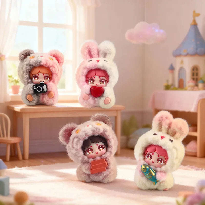Cute Cartoon Mini Figures Blind Box Set - Desktop Home Decor Collectibles