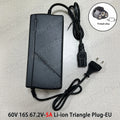 Universal Lithium Battery Charger 36V-84V 2A/5A Fast Charging EU Plug