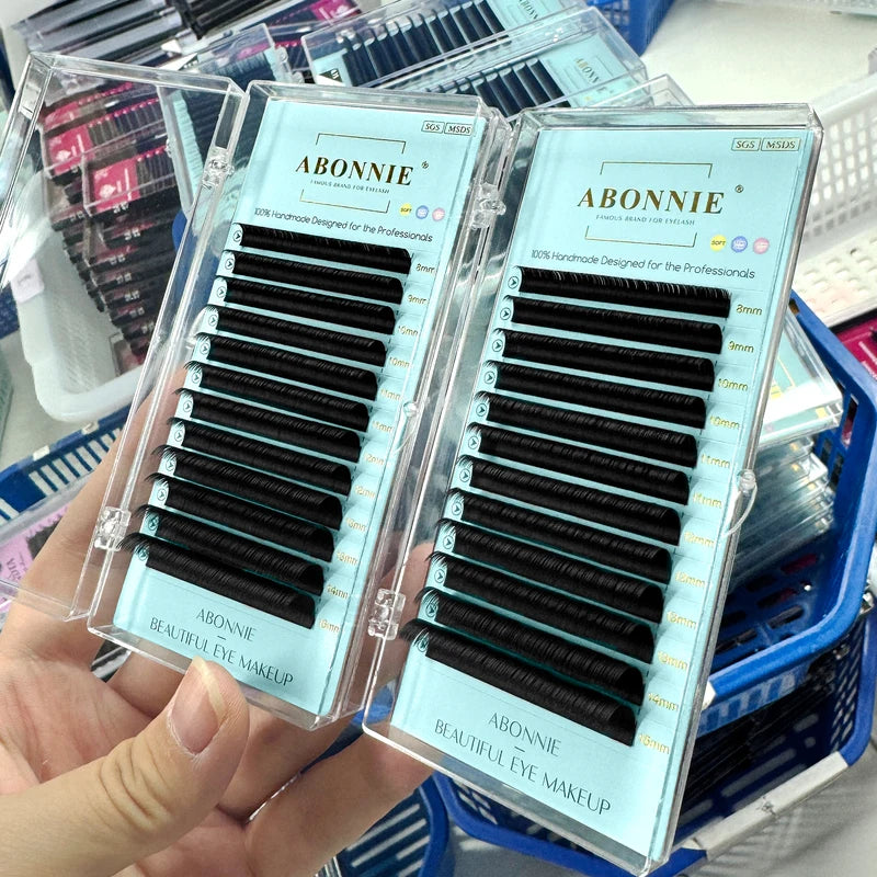 Premium Lash Extensions Silk Trays - Eyelash Curl & Thickness Options Wholesale