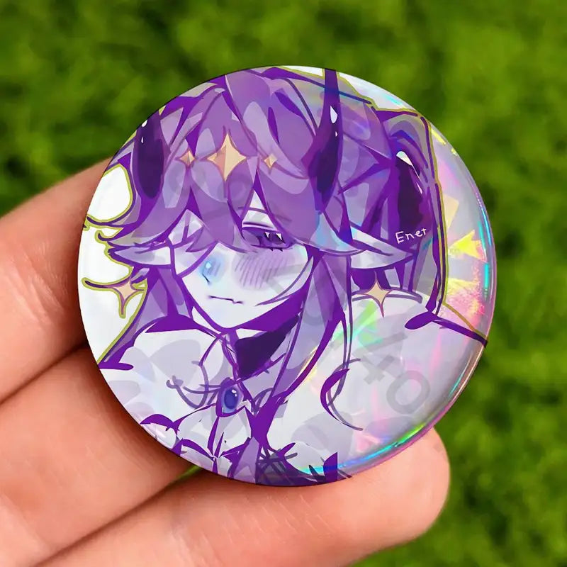 Custom Round Badge Pins for Bags Clothing and Gifts - Handmade Brooches