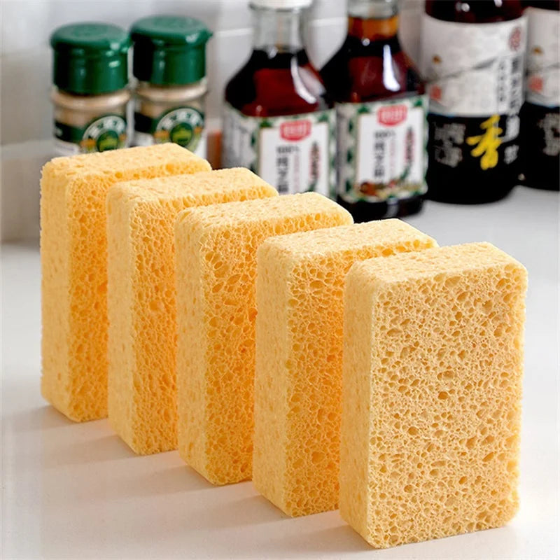 Kitchen Melamine Sponge Eraser for Dishware & Cooktop Cleaning - Multi-Color