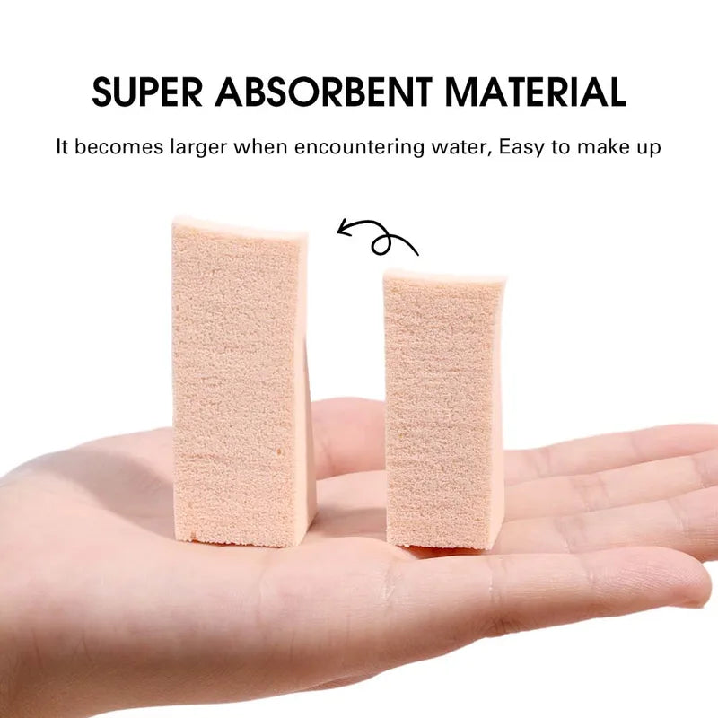 Makeup Sponge Set - Latex Triangular Face Foundation & Concealer Puffs