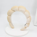 Velvet Spa Headband for Face Washing & Makeup Removal, Wide Padded Hair Accessory