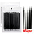 Eyelash Extension Micro Brush 200 Pack Disposable Lash Removal Swabs for Professionals