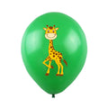 12-Inch Hawaiian Aloha Tropical Latex Balloons for Summer Beach Birthday Party