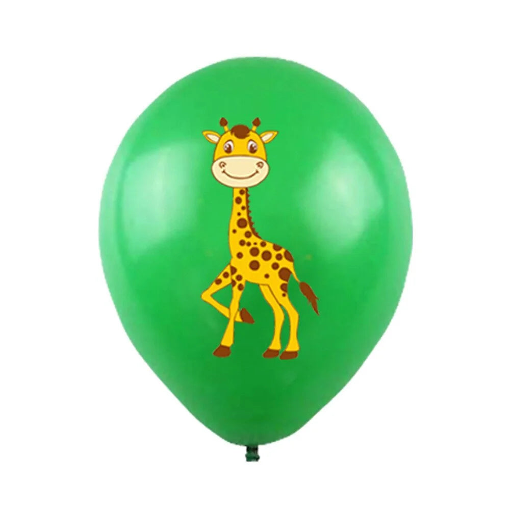 12-Inch Hawaiian Aloha Tropical Latex Balloons for Summer Beach Birthday Party