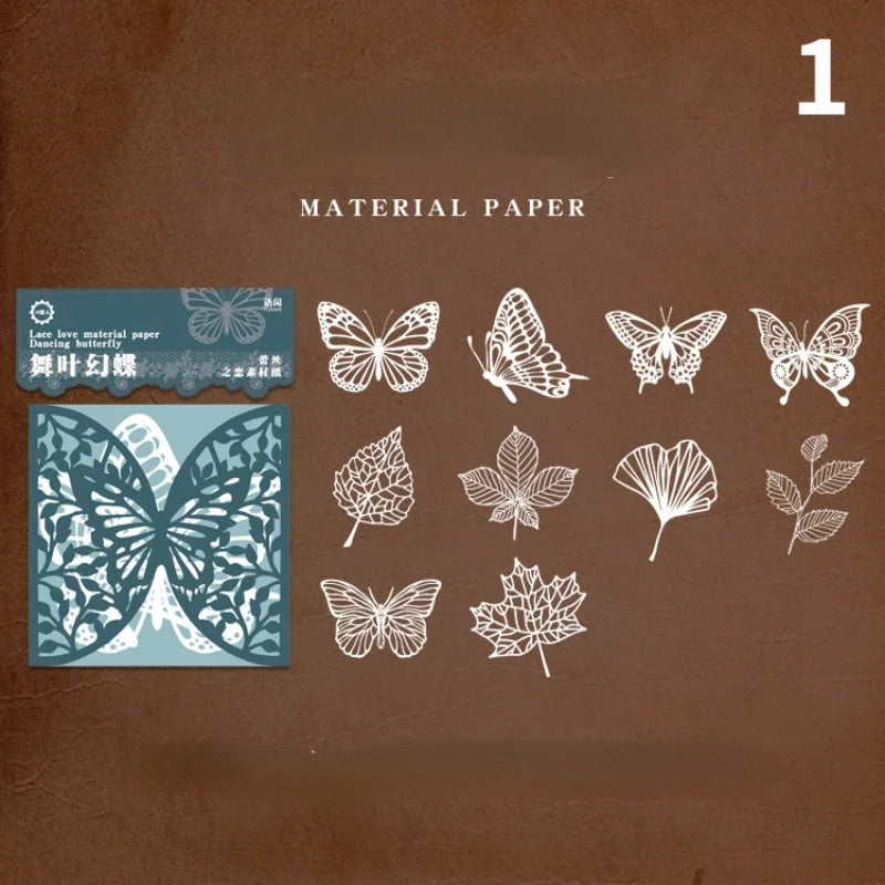 Art & Craft Paper Set - Handmade Curtain Decorations, 10 Pieces