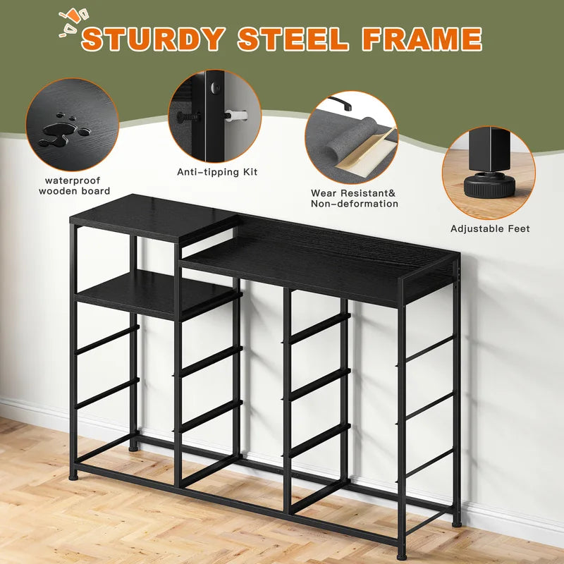 11-Drawer Storage Dresser with Metal Frame and Wood Top - Multi-Functional Bedroom Organizer
