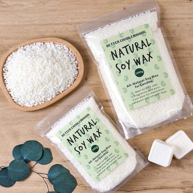 Natural Soy Wax Granules for Candle Making - 500g & 1000g DIY Raw Material