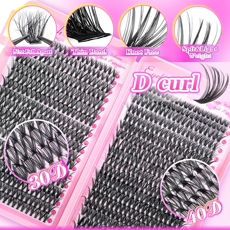 Natural Feather-Soft Slim Lash Kit - Effortless Daily Natural Makeup