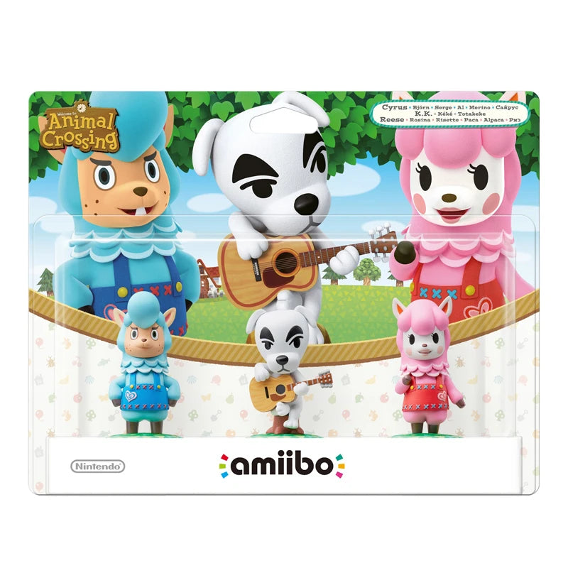 Nintendo Amiibo Crossing Animal Series NFC Figure Set - Timmy Tommy Isabelle Celeste Blathers Region Free