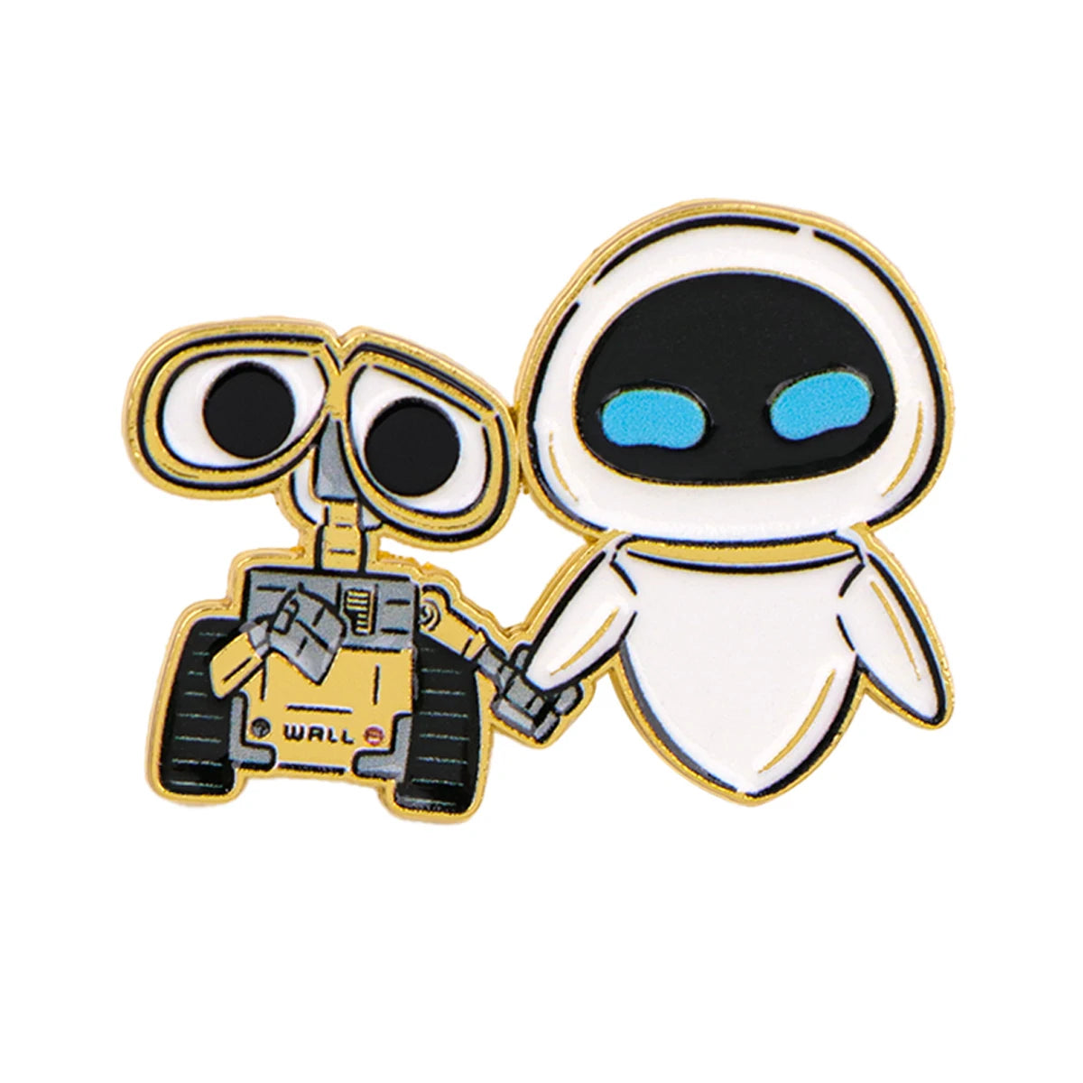 Cute Cartoon Robot Enamel Pin Brooch for Coat, Women's Jewelry Gift