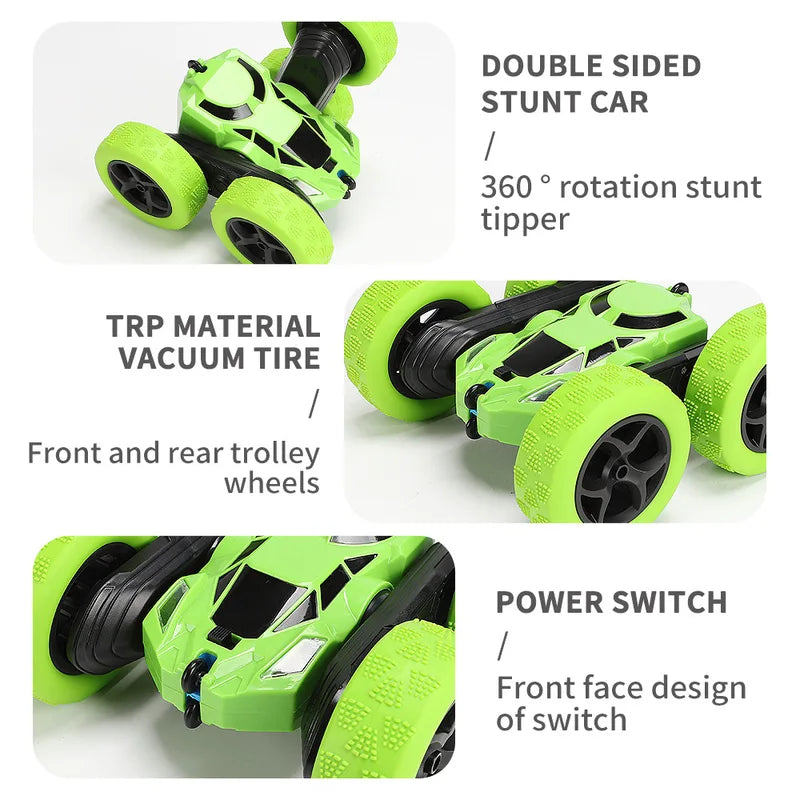 Off Road Drift RC Stunt Car with 360° Rotation & Double Sided Flip - 2.4G Remote Control