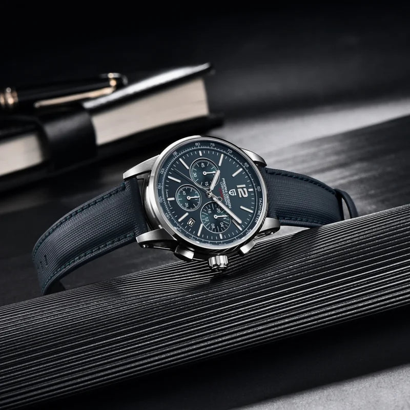 Luxury Casual Men Quartz Watch Waterproof Stainless Steel Sapphire Glass