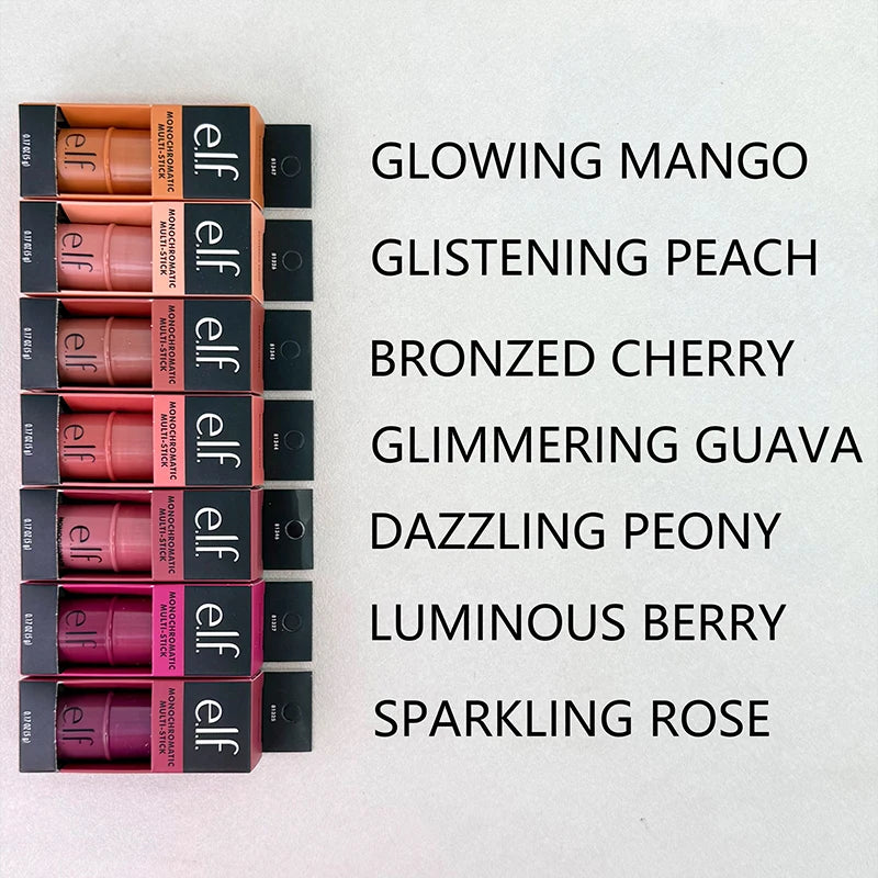 Multi-Use Makeup Stick with Blush, Eyeshadow, Lip Balm & Foundation - Assorted Colors