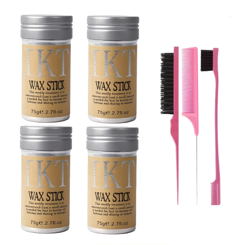 Kids and Women Hair Wax Stick for Styling, Slick Back & Flyaway Control