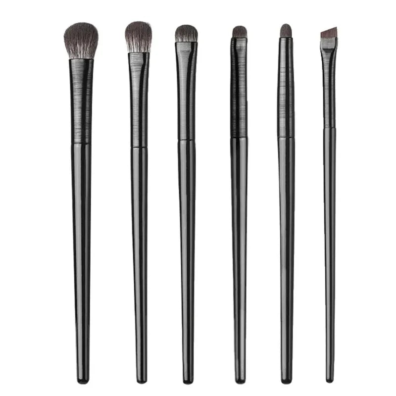 6PCS Eye Makeup Brush Set Professional Soft Eyeshadow Eyeliner Eyebrow Tools