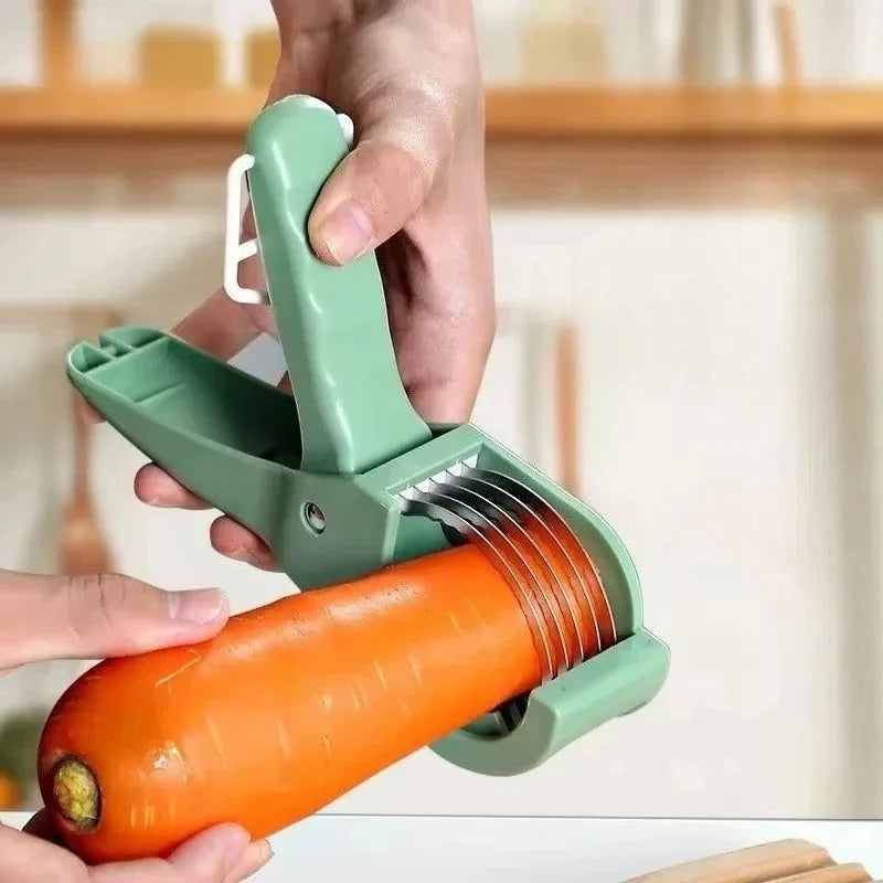 Multifunctional Stainless Steel Vegetable & Fruit Slicer - Kitchen Tools & Accessories