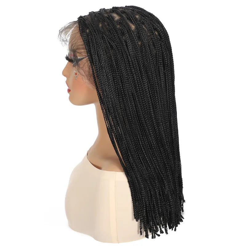 Full Lace Wigs for Black Women Knotless Braided Hair with Baby Hair - Multiple Colors & Lengths