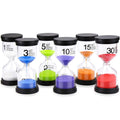 Sand Timer Hourglass Set - 1, 3, 5, 30 Min for Kids & Home Decor