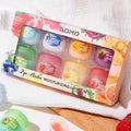 8-Piece Fruit Lip Balm Set Moisturizing Lipstick & Skin Care