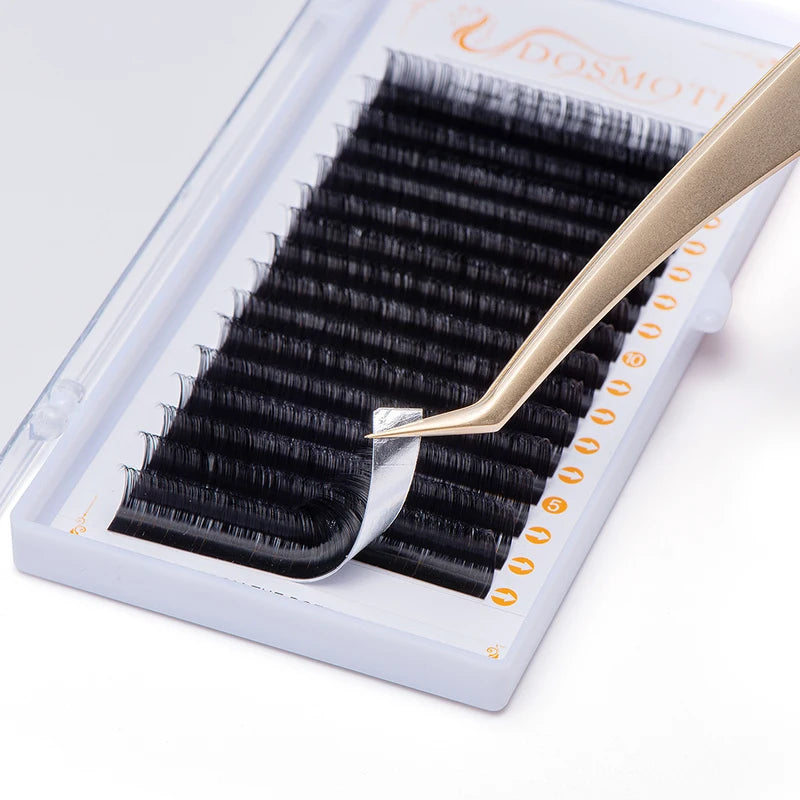 False Eyelash Extensions Set - Mink Individual Lashes 16 Rows 7-16mm