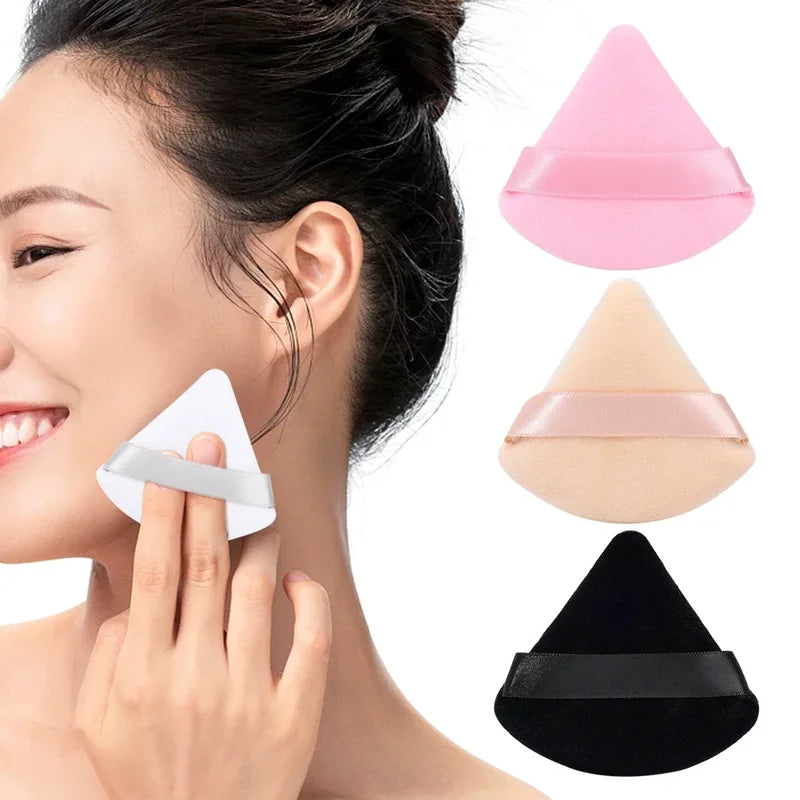 20 Pack Triangle Makeup Puff Set - Reusable Soft Velvet Cosmetic Sponges