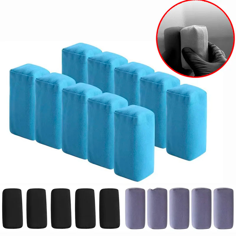 Car Detailing Suede Applicator Pads for Ceramic Coating - Durable Microfiber Sponges
