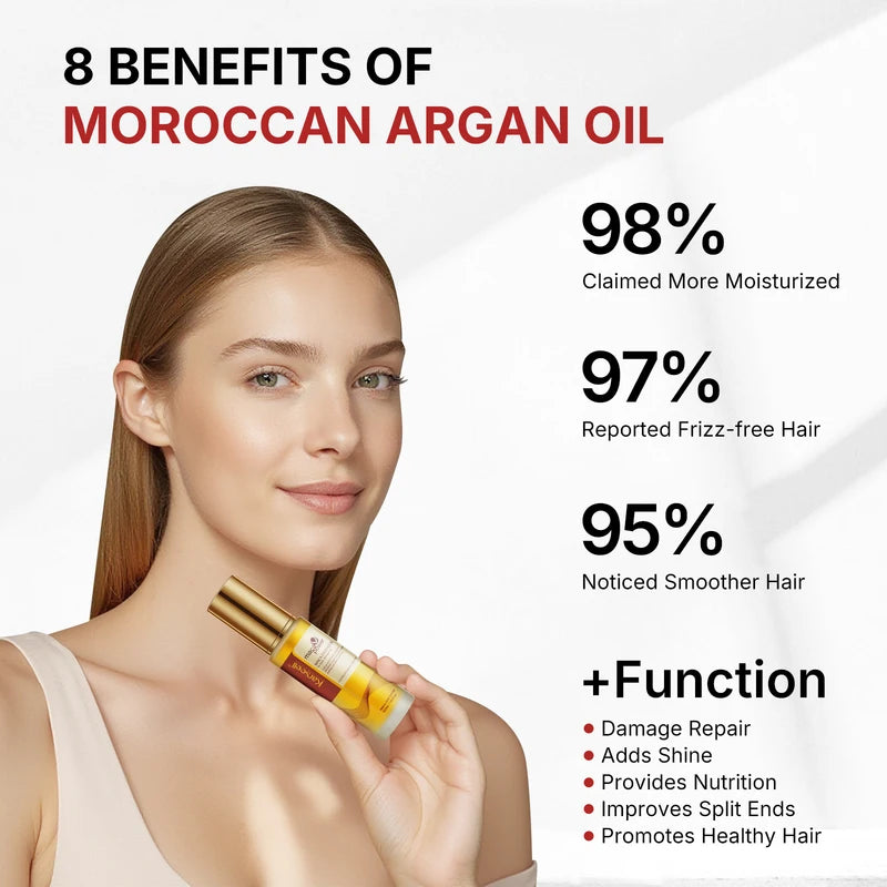 Moroccan Argan Oil Hair Serum - Weightless Nourishing & Repairing Hair Oil
