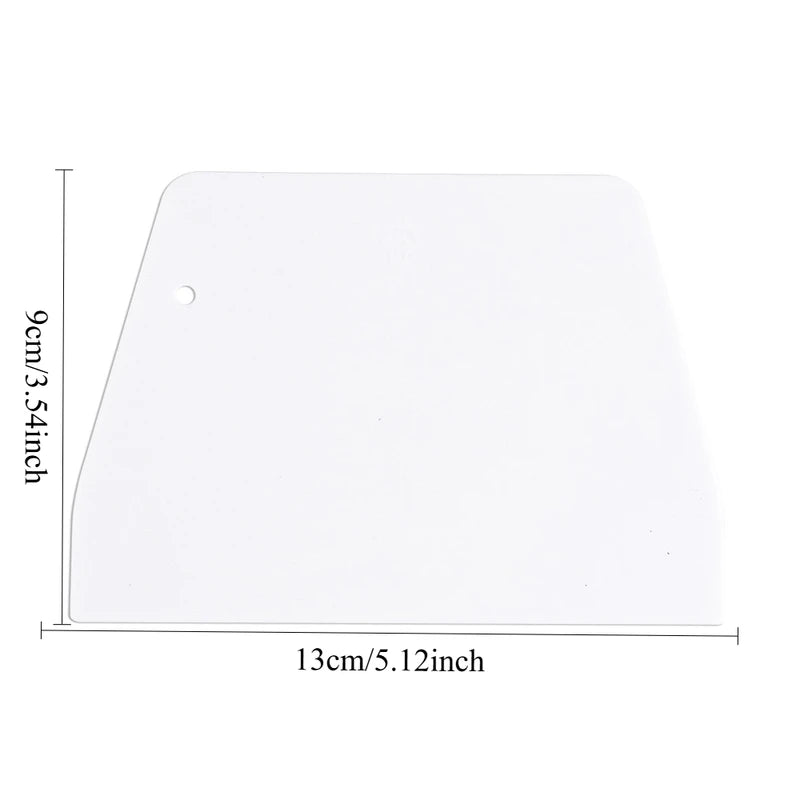 Multipurpose Dough Cutter and Bowl Scraper for Baking and Pastry