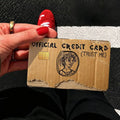 Waterproof Cardboard Credit Card Skin Stickers Set - Anti-Scratch & Fingerprint Resistant, 4PCS