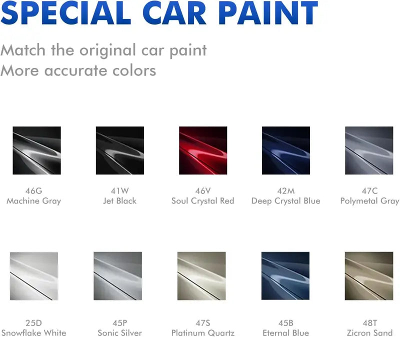 Car Touch-Up Paint Kit for Mazda - Scratch Repair Pen & Micro Applicators