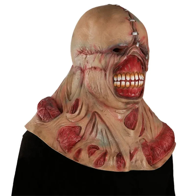 Halloween Zombie Cosplay Mask - Horror Movie Nemesis Costume Prop