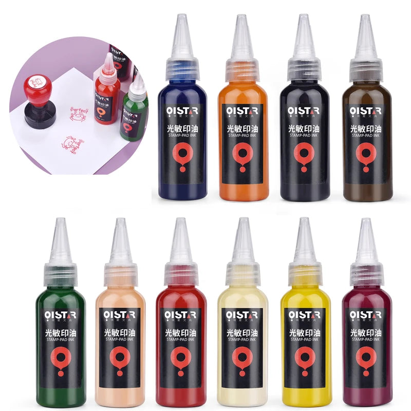 50ml Waterproof Photosensitive Ink for Textile Printing - Multiple Colors