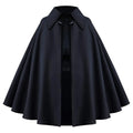 Women Renaissance Costume Cloak Medieval Gothic Hooded Cape Steampunk Velvet Halloween