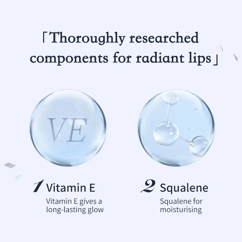 Unicorn Lip Gloss with Mirror Moisturizing Lipstick for Dark Lips - Vegan Makeup