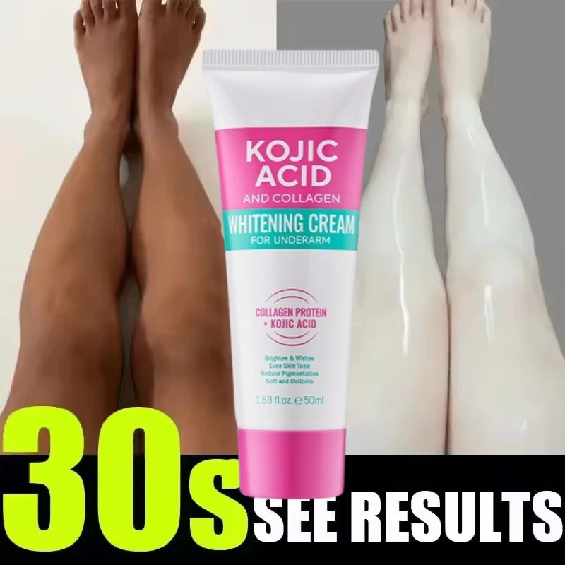Whitening Cream for Private Parts & Body - Brighten Dark Areas & Remove Melanin
