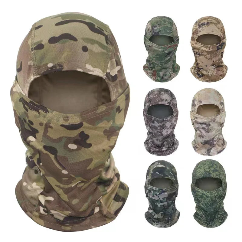 Camouflage Full Face Mask for Cycling, Skiing, Hunting & Outdoor Sports