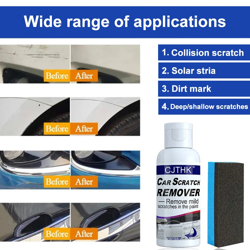 Car Scratch Remover Paint Care Kit for Mild Scratches and Swirl Repair
