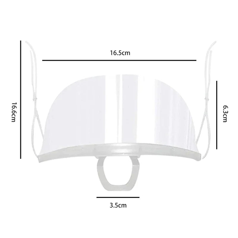 Transparent Plastic Face Shield Mask for Manicure Tattoo Beauty Safety - 10/20 pcs