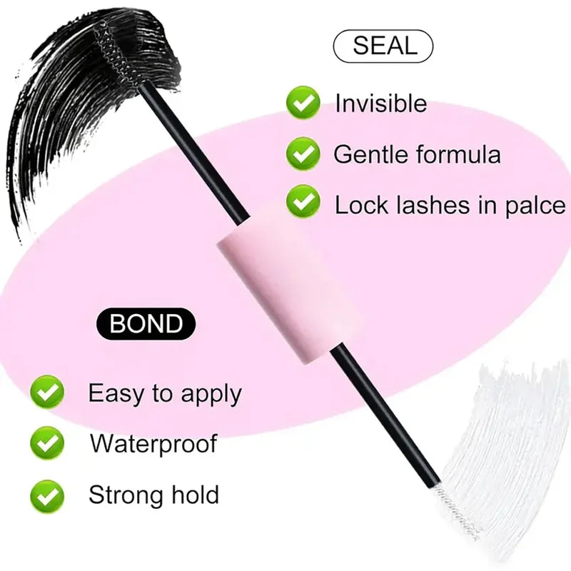 Waterproof Eyelash Adhesive & Sealant for DIY Clustered & False Eyelash Makeup
