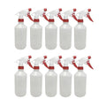 500ml Plastic Trigger Spray Bottles - 10 Pack Commercial Cleaning & Gardening Sprayers