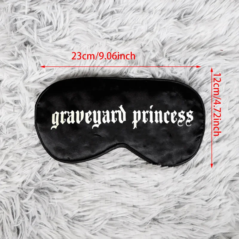 Gothic Spooky Eye Masks for Halloween Party & Sleep - Silk Sleep Mask