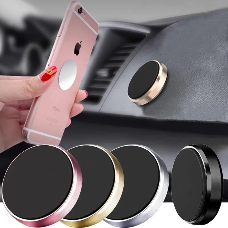 Magnetic Car Phone Holder Dashboard Mount - Universal Support for 4-6.5 Inch Devices